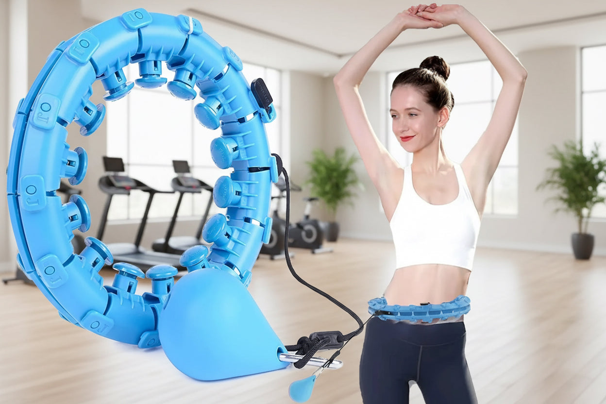 Weighted Hula Hoop – Adjustable Fit Hoop for Weight Loss